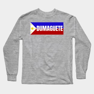 Dumaguete City in Philippines Flag Long Sleeve T-Shirt